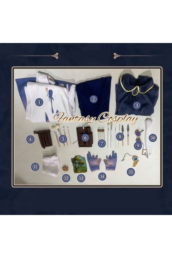 Identity V Grave Keeper Mural Conservator Cosplay Costume